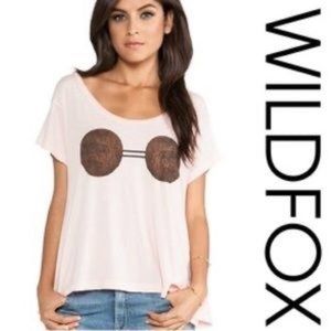 Wildfox Coconut bra graphic tee